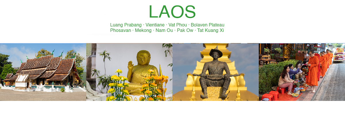Laos, Luang Prabang, Vientiane, Vieng Vang, Bolaven, Phonsavan